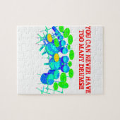 Je kunt nooit te veel drums hebben! legpuzzel (Horizontaal)