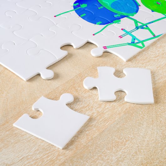 Je kunt nooit te veel drums hebben! legpuzzel (Zijkant)