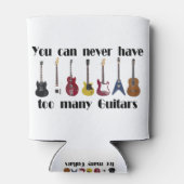 Je kunt nooit te veel gitaargeschenken hebben blikjeskoeler (Achterkant)