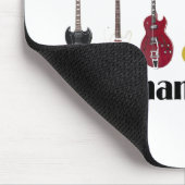 Je kunt nooit te veel gitaargeschenken hebben muismat (Hoek)