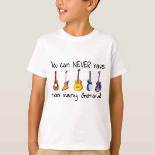 Je kunt NOOIT te veel gitaargeschenken hebben T-shirt