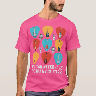 Je kunt nooit te veel gitaarmuziek hebben (1 t-shirt