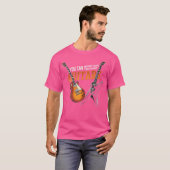 Je kunt nooit te veel gitaren en basgitaren hebben t-shirt (Voorkant volledig)