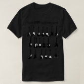 Je kunt nooit te veel gitaren hebben 2 t-shirt (Design voorkant)