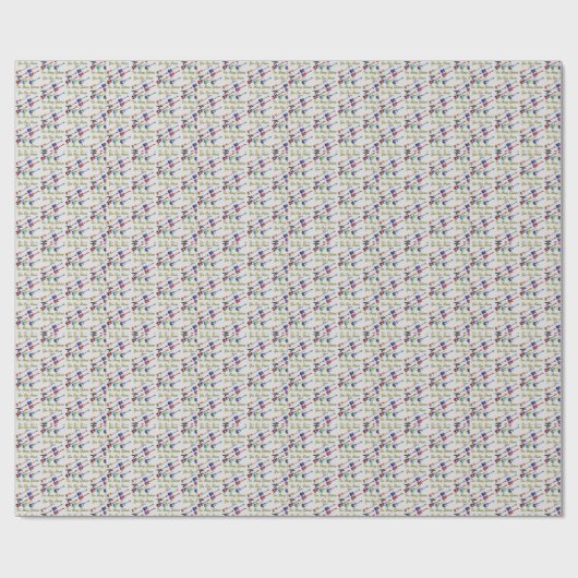 Je kunt nooit te veel gitaren hebben cadeaupapier (Vlak)