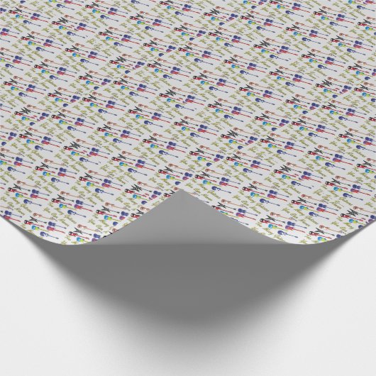 Je kunt nooit te veel gitaren hebben cadeaupapier (Hoek)