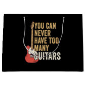 Je kunt nooit te veel gitaren hebben groot cadeauzakje (Voorkant)