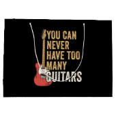 Je kunt nooit te veel gitaren hebben groot cadeauzakje (Achterkant)