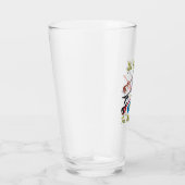 Je kunt nooit te veel gitaren hebben - kleurrijk glas (Rechts)