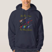 Je kunt nooit te veel gitaren hebben - kleurrijk hoodie (Voorkant)
