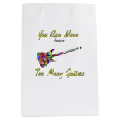 Je kunt nooit te veel gitaren hebben - kleurrijk medium cadeauzakje (Voorkant)