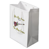 Je kunt nooit te veel gitaren hebben - kleurrijk medium cadeauzakje (Achterkant Gekanteld)