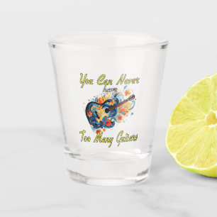 Je kunt nooit te veel gitaren hebben - Prachtig Shot Glas