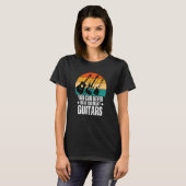 Je kunt nooit te veel gitaren hebben t-shirt (Voorkant volledig)