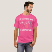 Je kunt nooit te veel gitaren hebben t-shirt (Voorkant volledig)