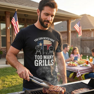 Je Kunt Nooit Te Veel Grills Hebben T-shirt