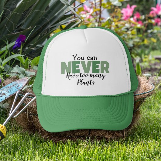 Je kunt nooit te veel Planten hebben in Funny Gard Trucker Pet
