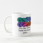 Je kunt nooit te veel schimmelvorming in Yarn hebb Koffiemok (Links)