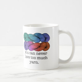 Je kunt nooit te veel schimmelvorming in Yarn hebb Koffiemok