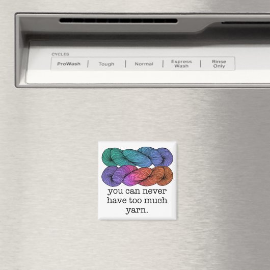 Je kunt nooit te veel schimmelvorming in Yarn hebb Magneet (Insitu (Vaatwasser))