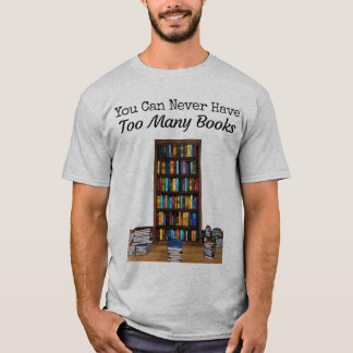 Je kunt nooit te veel T-shirt voor boeken hebben