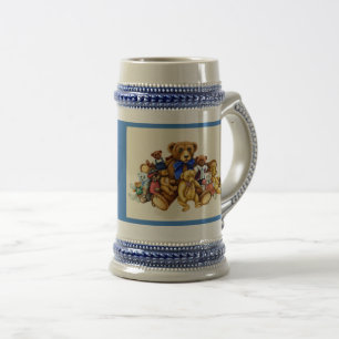 Je kunt nooit te veel Teddy Bears BEER STEIN hebbe Bierpul