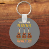 Je kunt nooit te veel ukulelspeler hebben sleutelhanger (Voorkant)