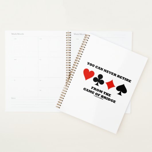 Je kunt nooit terugkeren van het spel van de brug planner (Display)