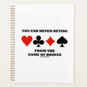 Je kunt nooit terugkeren van het spel van de brug planner (Voorkant)