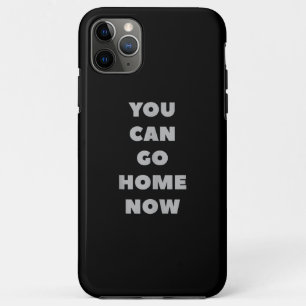 Je kunt nu naar huis gaan grappige Gym Fitness Case-Mate iPhone Case
