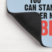 Je kunt onder mijn paraplu staan muismat (Hoek)