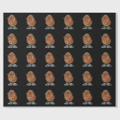 Je kunt op Vlees Funny Steak Pun Dark BG vertrouwe Cadeaupapier (Vlak)