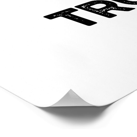 Je kunt op Vlees Funny Steak Pun vertrouwen Poster (Hoek)