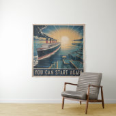 Je kunt opnieuw beginnen wandkleed (In situ)