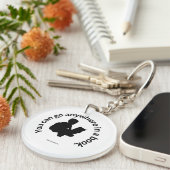 Je kunt overal heen in een boek sleutelhanger (Voorkant Rechts)