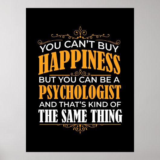 Je kunt psycholoog zijn poster (Voorkant)