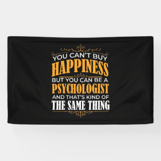 Je kunt psycholoog zijn spandoek