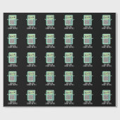 Je kunt rekenen op mijn grappige rekenmachine, pun cadeaupapier (Vlak)