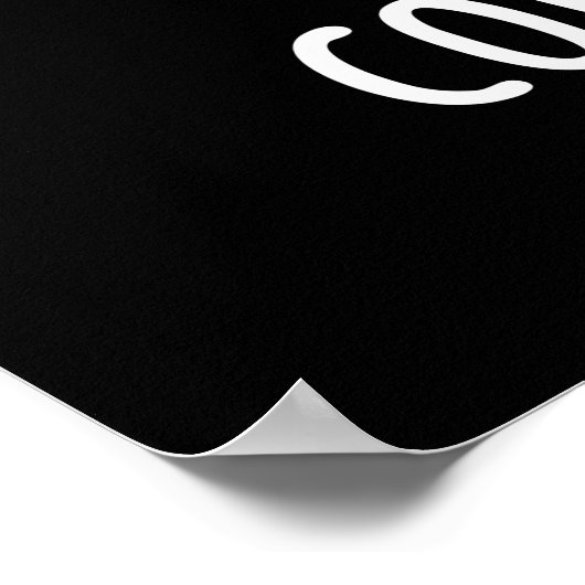 Je kunt rekenen op mijn grappige rekenmachine, pun poster (Hoek)