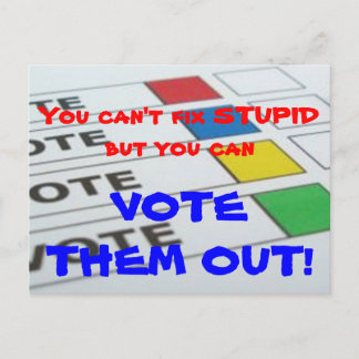 Je kunt Stupid niet repareren Briefkaart