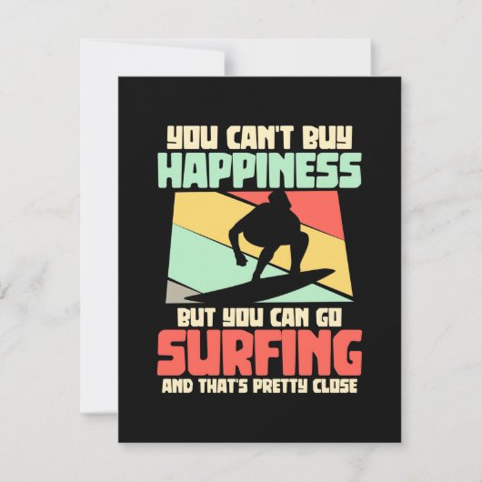 Je kunt surfen bedankkaart (Voorkant)
