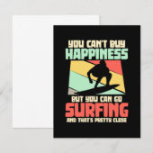 Je kunt surfen bedankkaart (Voorkant / Achterkant)