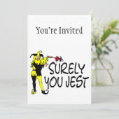 Je kunt toch wel Jest Jester Kaart (Staand voorkant)