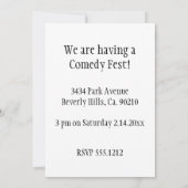 Je kunt toch wel Jest Jester Kaart (Achterkant)