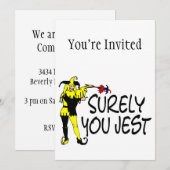 Je kunt toch wel Jest Jester Kaart (Voorkant / Achterkant)