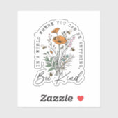 Je kunt van alles vriendelijk zijn contour op maat sticker (Vel)