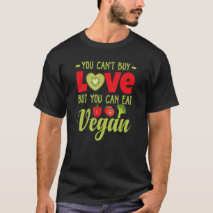 Je kunt Vegan Cute Vegan groenten eten. T-shirt