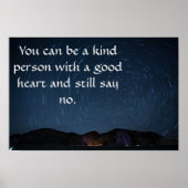 Je kunt vriendelijk zijn poster (Voorkant)