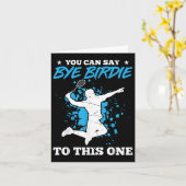 Je kunt wel zeggen dat je een Badminton Playe bent Kaart (Gele Bloem)