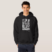 Je kunt wijn kopen hoodie (Voorkant volledig)